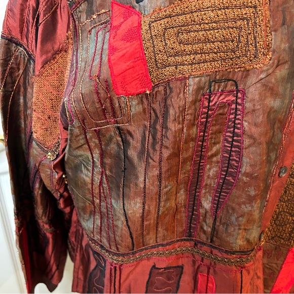 CHICO’S MADRE BLOUSE/JACKET NWT - Picture 7 of 14